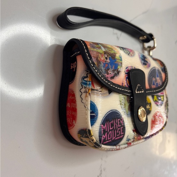 Dooney & Bourke Vintage Disney Flap Wristlet, Collectors Item, RARE- Like New! - Picture 14 of 16